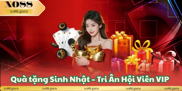 Khuyến mãi quà tặng sinh nhật, tri ân hội viên VIP